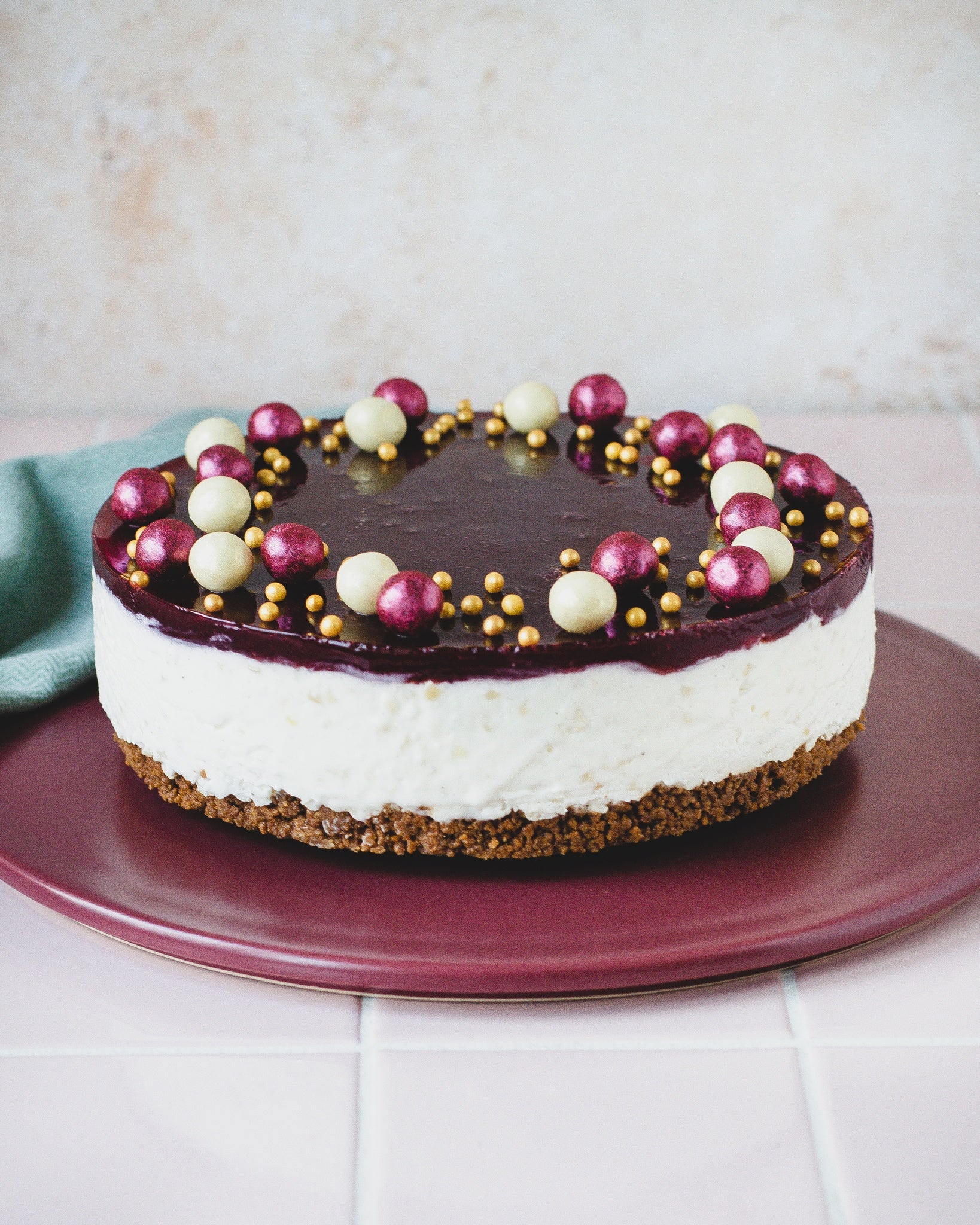 Risalamande cheesecake